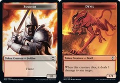 Devil // Soldier Double-sided Token (Commander Streets of New Capenna)